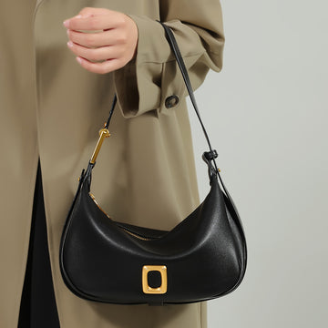 Bolsa Estruturada em Couro Legítimo Daniela