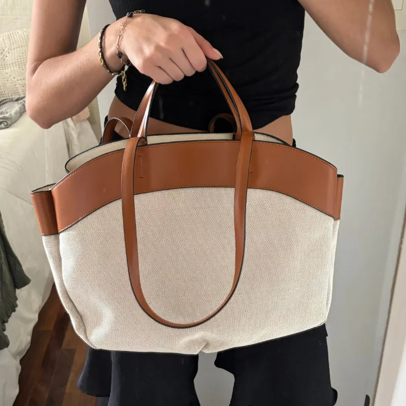 Bolsa Tote Canva Camille