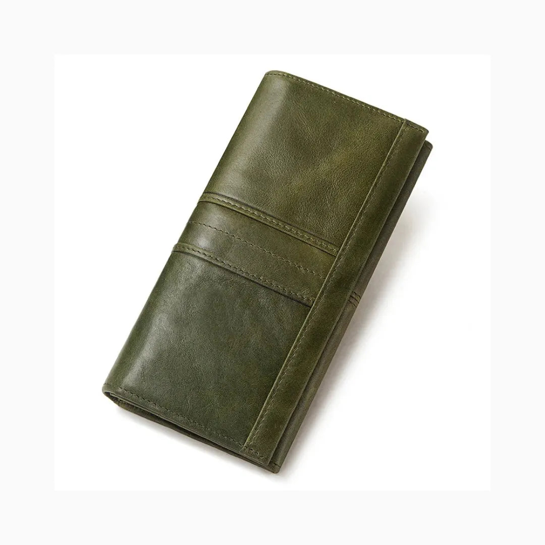 Carteira de couro Lauren