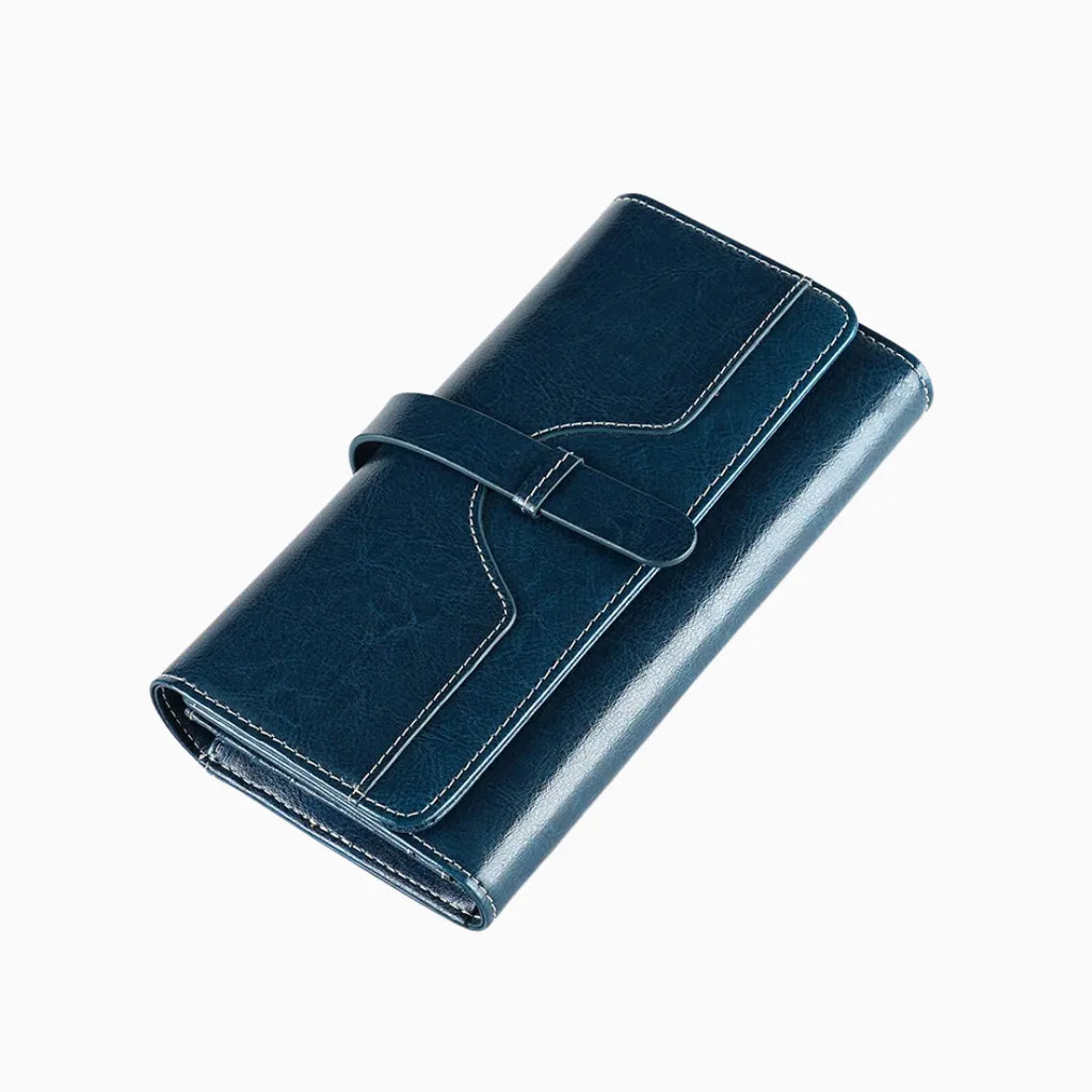 Carteira de couro Rebeca