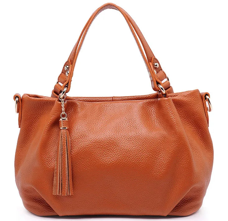 Bolsa Grande Couro Legítimo Farm