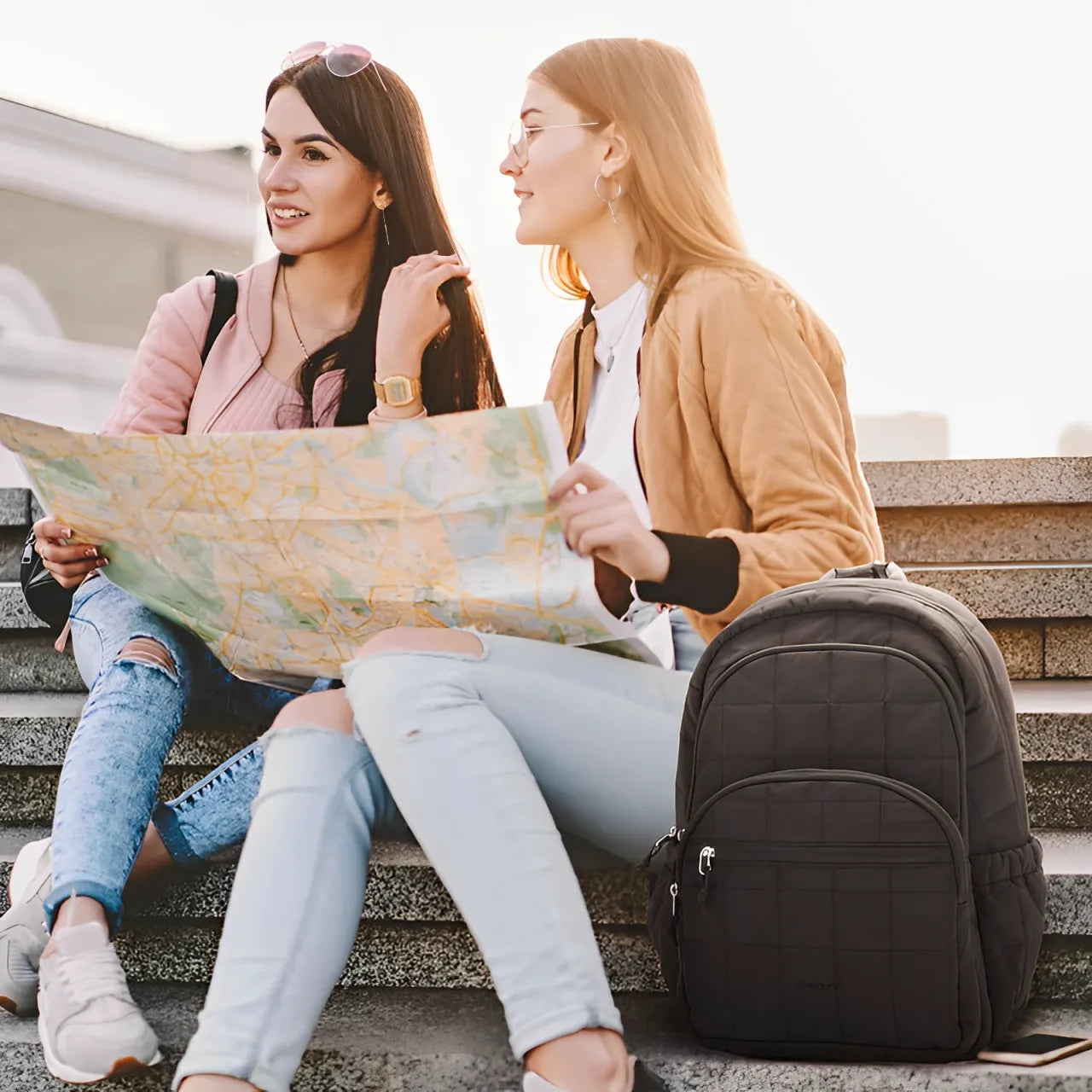 Mochila Feminina Notebook Impermeável Bagsmart | Charme dela