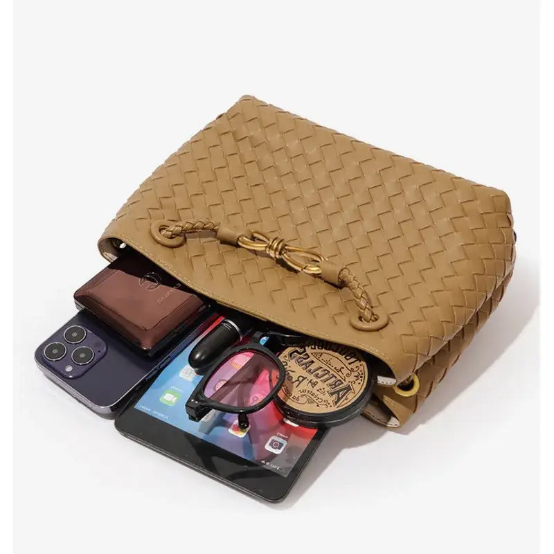 Bolsa Tote Pequena Trançada Blair