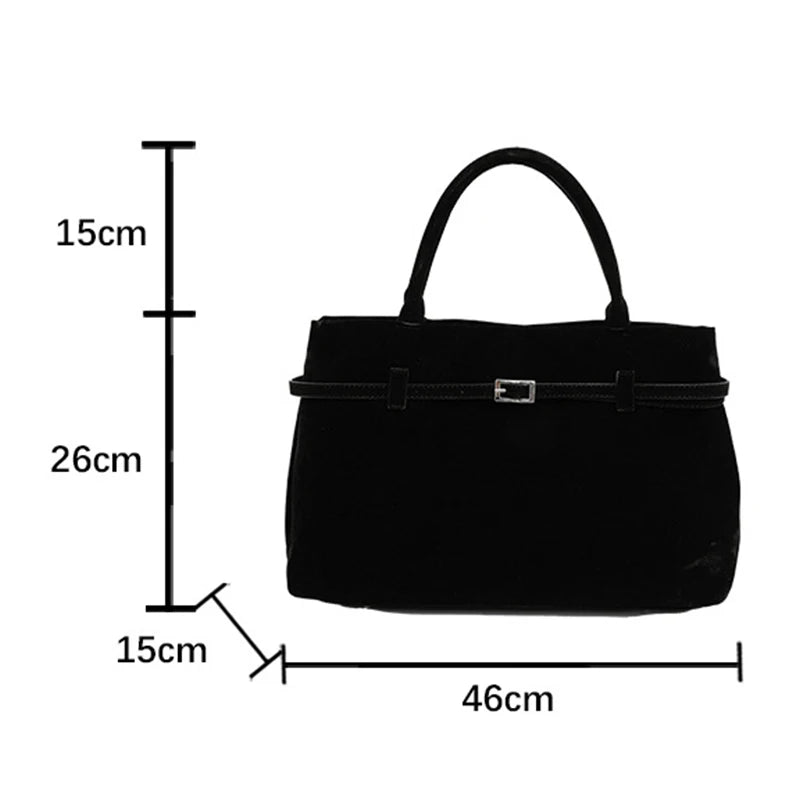 Bolsa Tote Grande Camurça Zoe