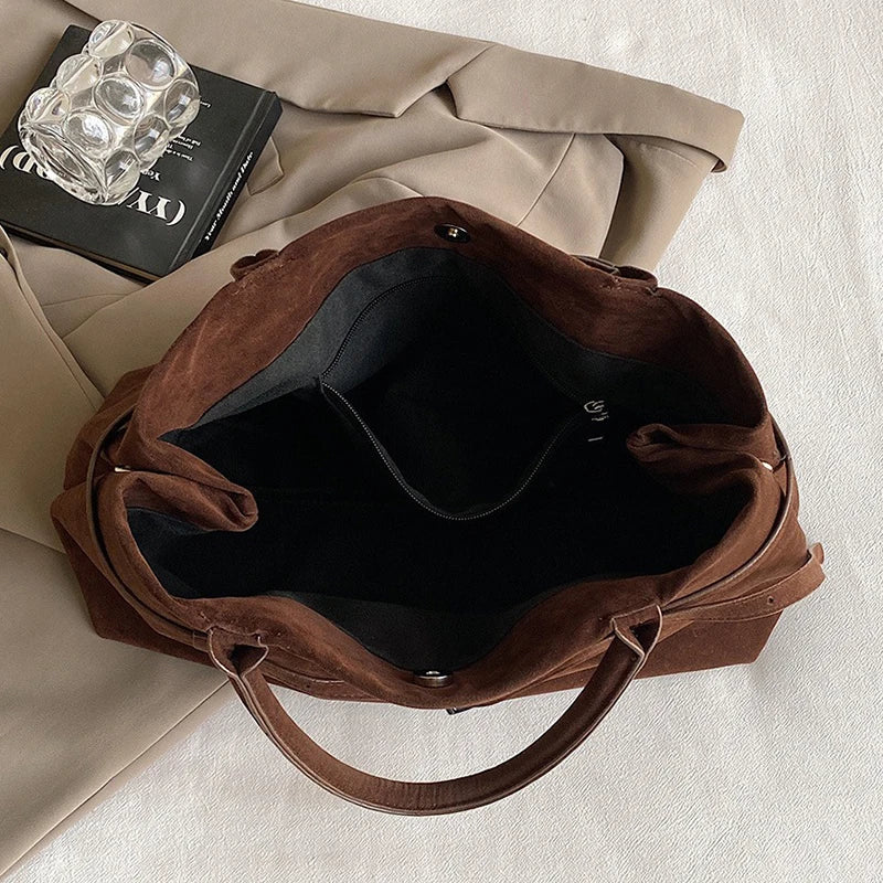 Bolsa Tote Grande Camurça Zoe